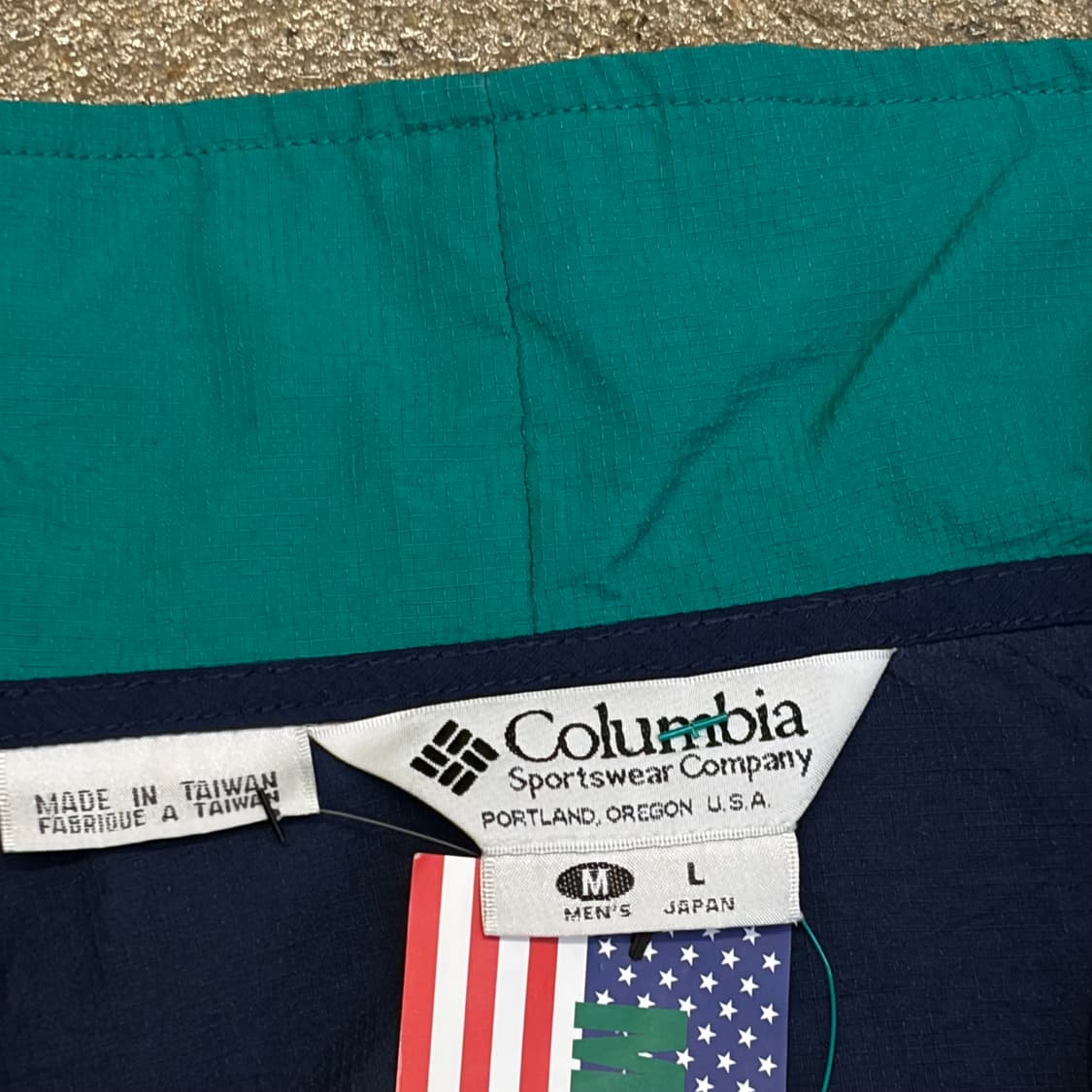 레어 90s USA 빈티지 컬럼비아 아노락 바람막이 상품이미지6