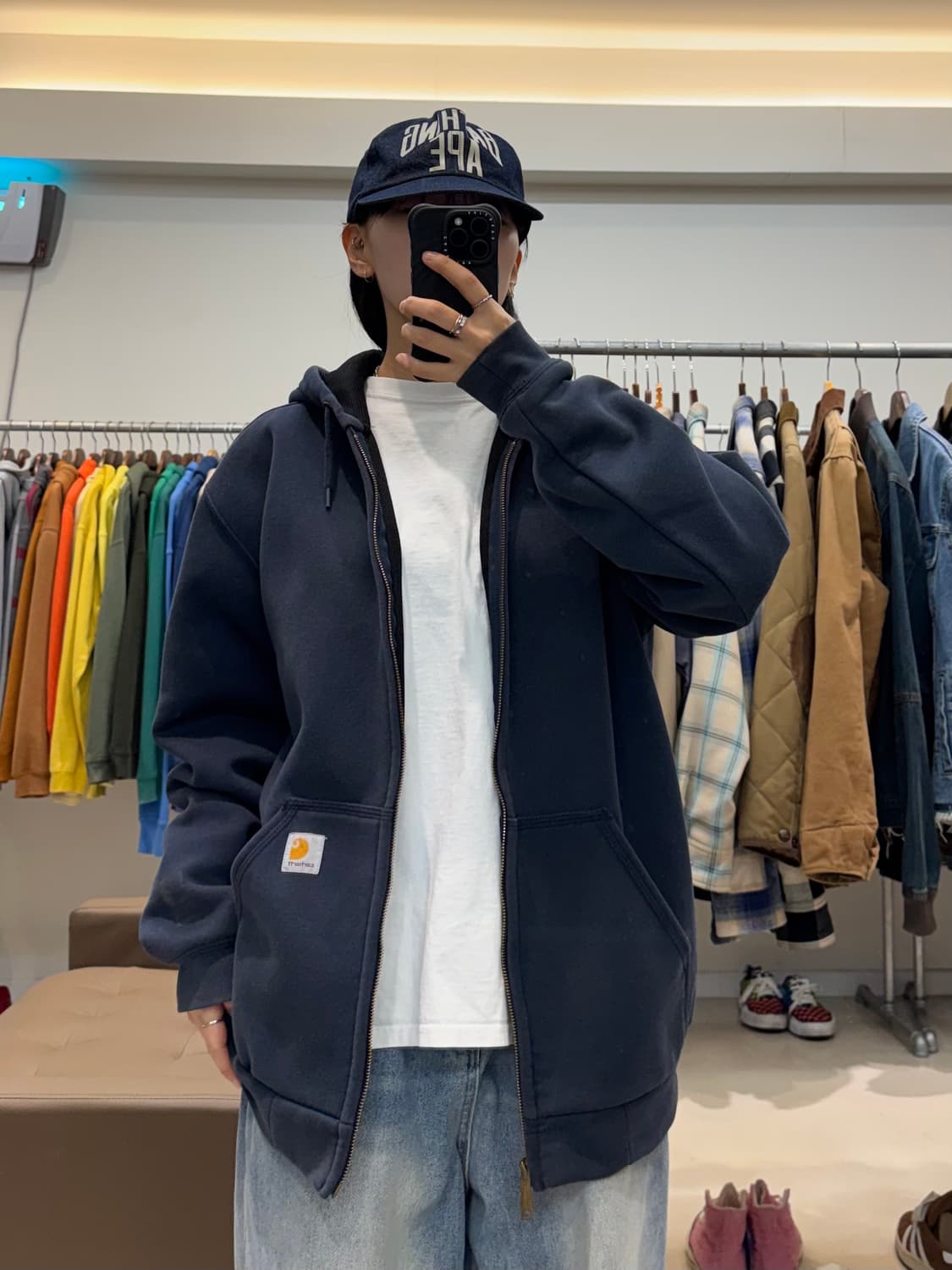 칼하트 레인디펜더 써멀 후드집업 상품이미지7