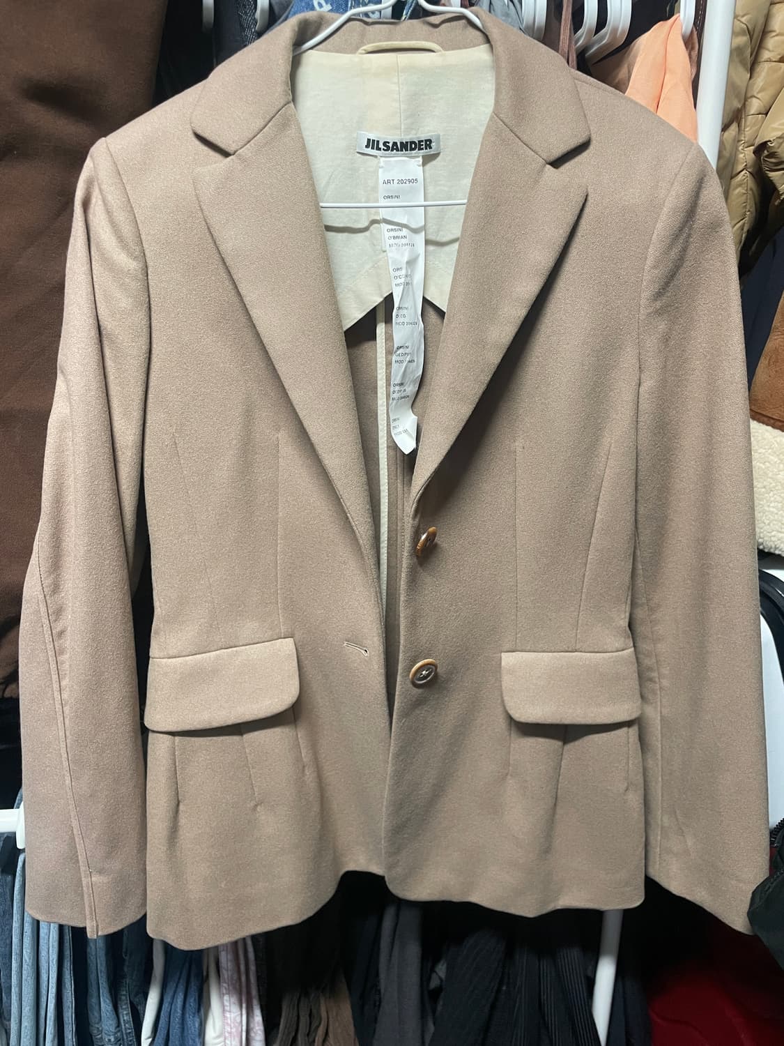 질샌더 베이지 울 자켓 36사이즈 상품이미지1