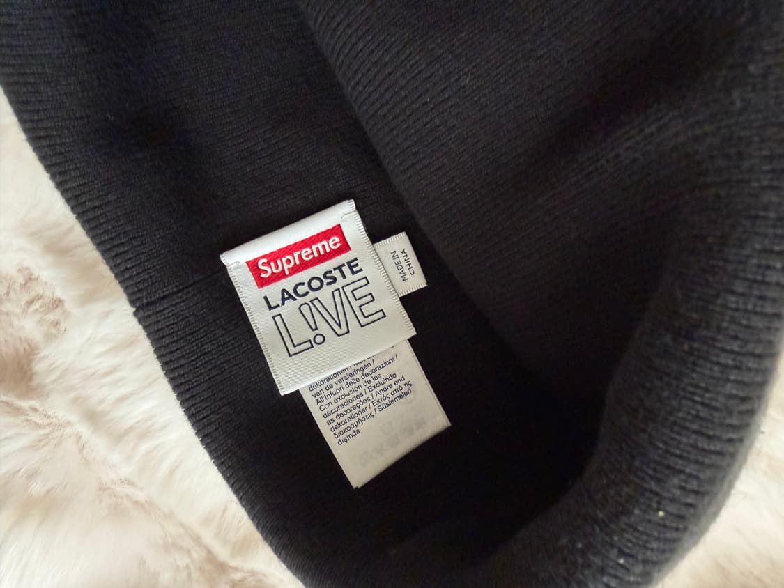 슈프림 라코스테 한정판 비니 상품이미지2