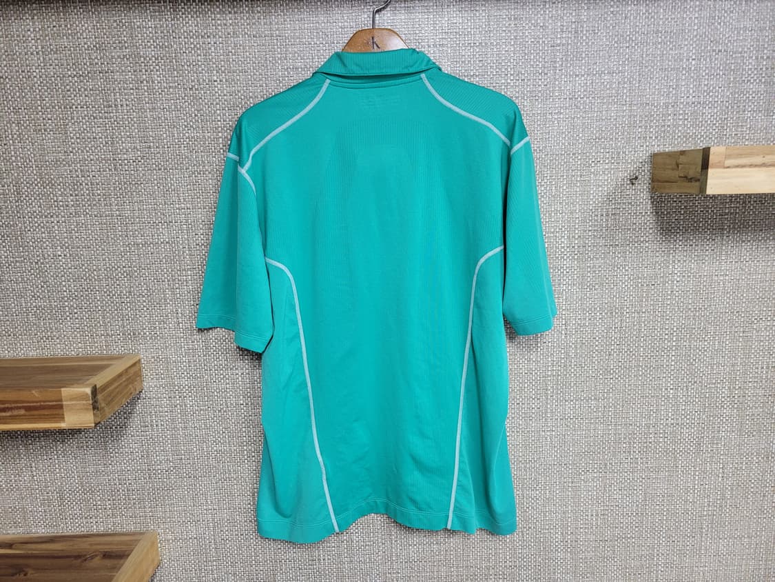 L 100~105사이즈 나이키골프 드라이핏 반팔 티셔츠 집업 상품이미지3