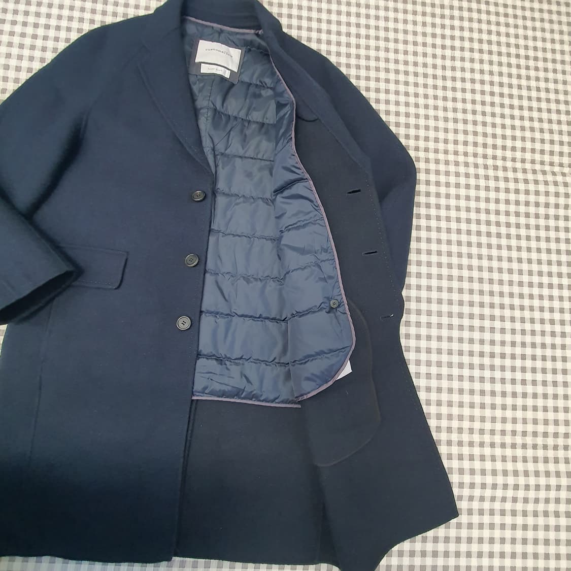 커스텀멜로우 울 코트 남자95 상품이미지5