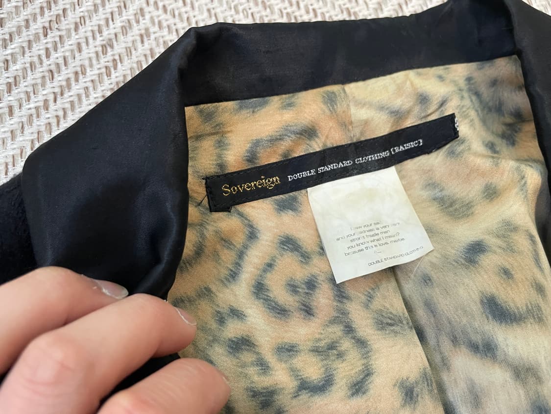 빈티지 레오파드 숄카라 테일러드 자켓 J03548 상품이미지5