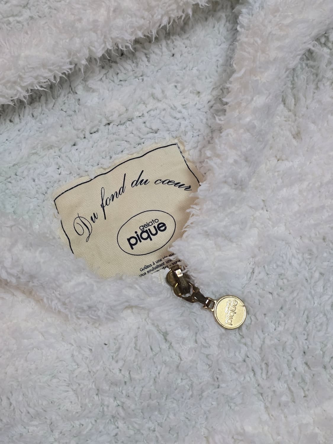 젤라또피케 스트라이프 후드 집업 F 상품이미지7