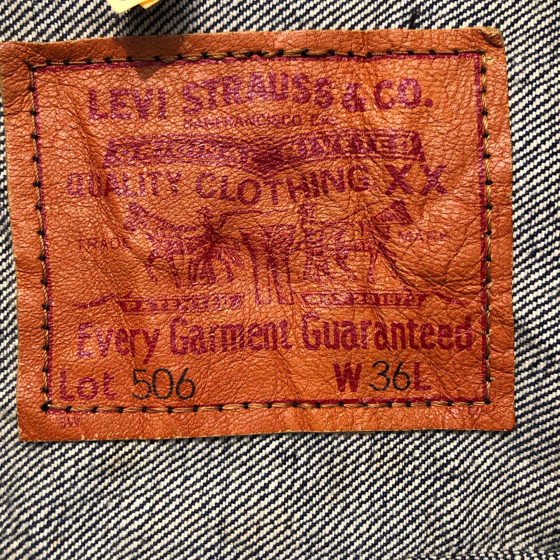 [36] 리바이스 1세대 셀비지 데님 자켓 상품이미지6