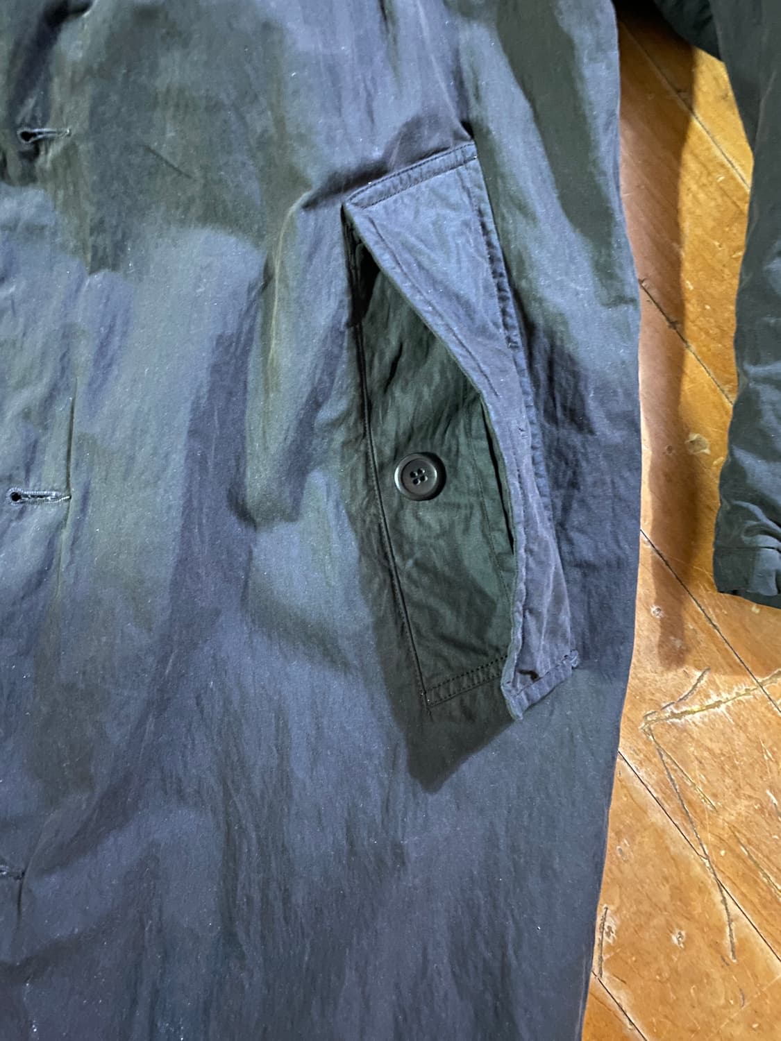 C.P. Company 남성 가먼트다잉 다크브라운 코트100 상품이미지6