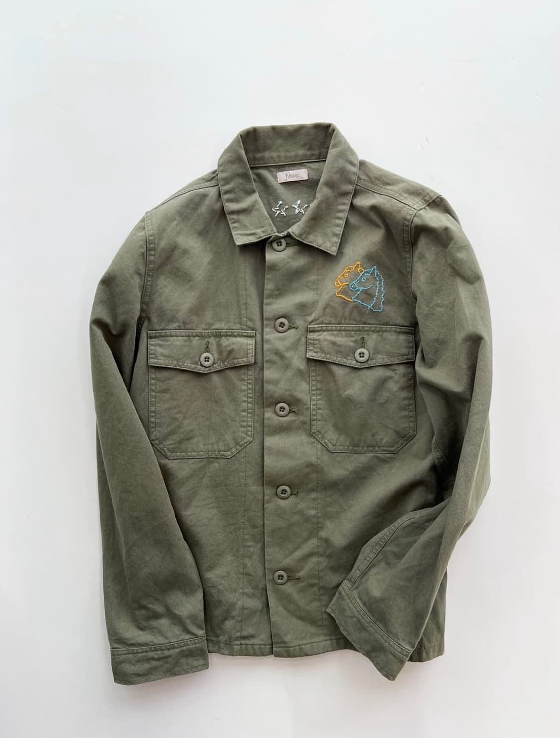 자수 워크 자켓 상품이미지1