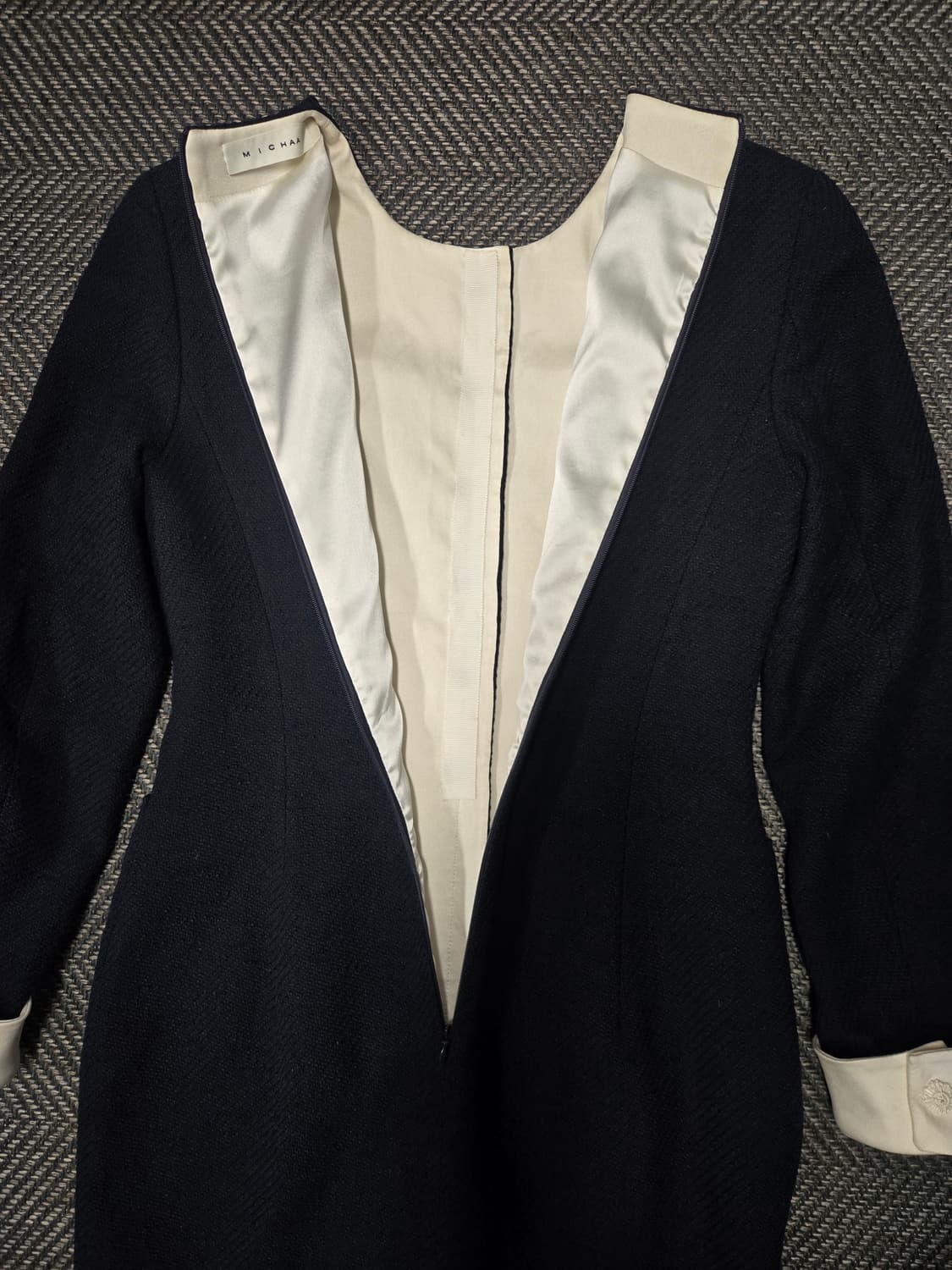 미샤 MICHAA 네이비 롱 원피스 상품이미지5