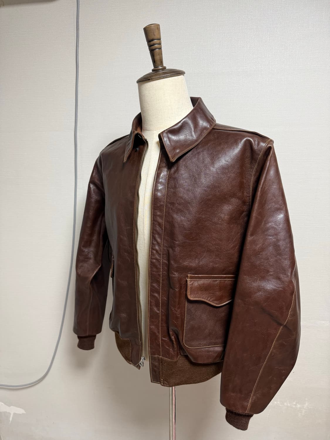 이스트맨레더 a-2 44size 상품이미지2