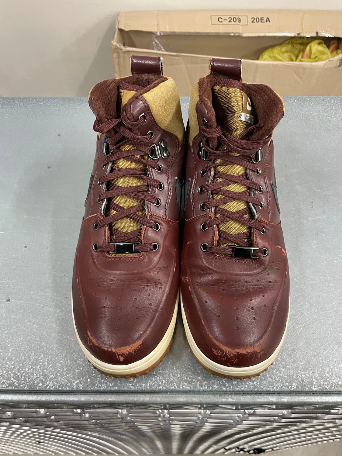 나이키 루나 포스1 브라운 280 상품이미지5