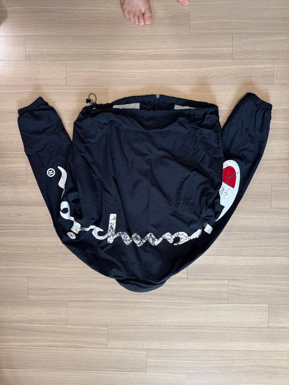 슈프림 챔피온 콜라보 스크립트 로고 후디드 자켓 L 상품이미지3