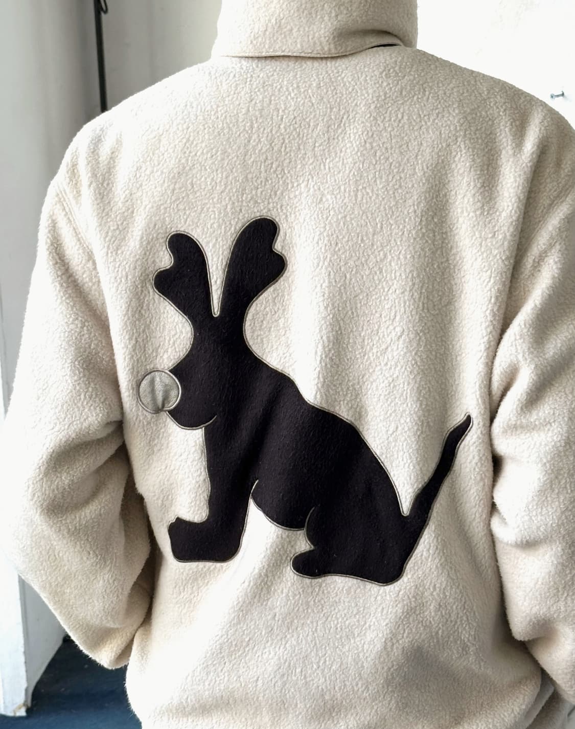 Fleece design wide zip blouson 상품이미지9