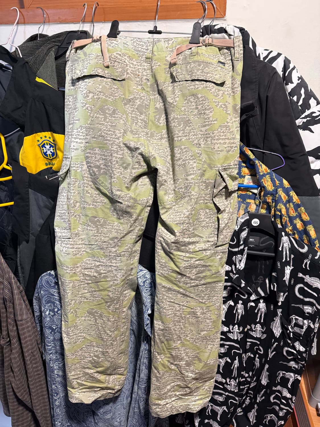 올드스투시 카모 카고팬츠 38인치 상품이미지2