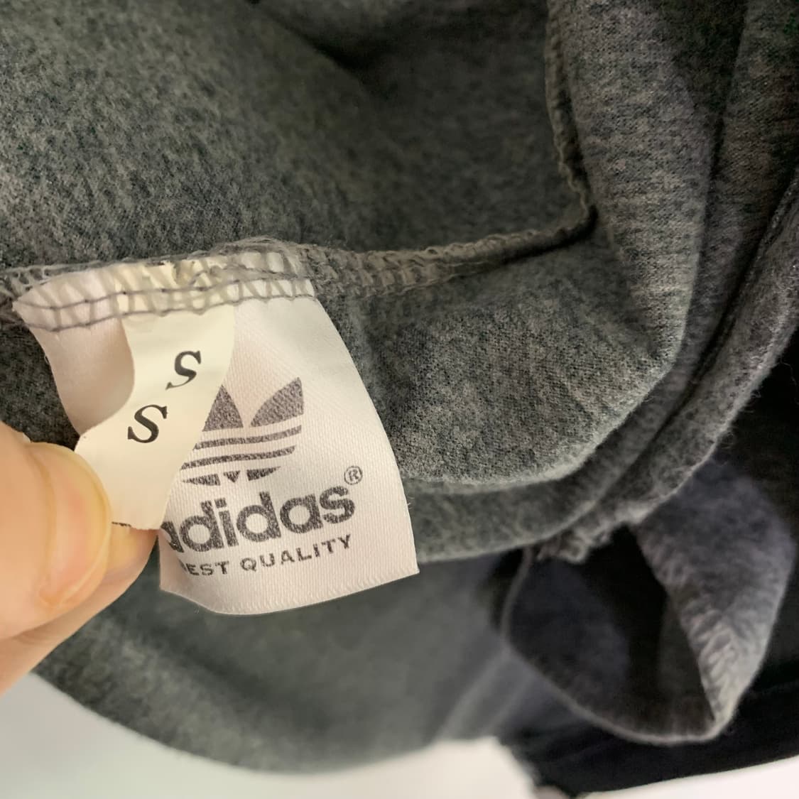 아디다스 삼선 트랙탑 져지 00s y2k 그레이 남성 S 남녀공용 상품이미지5
