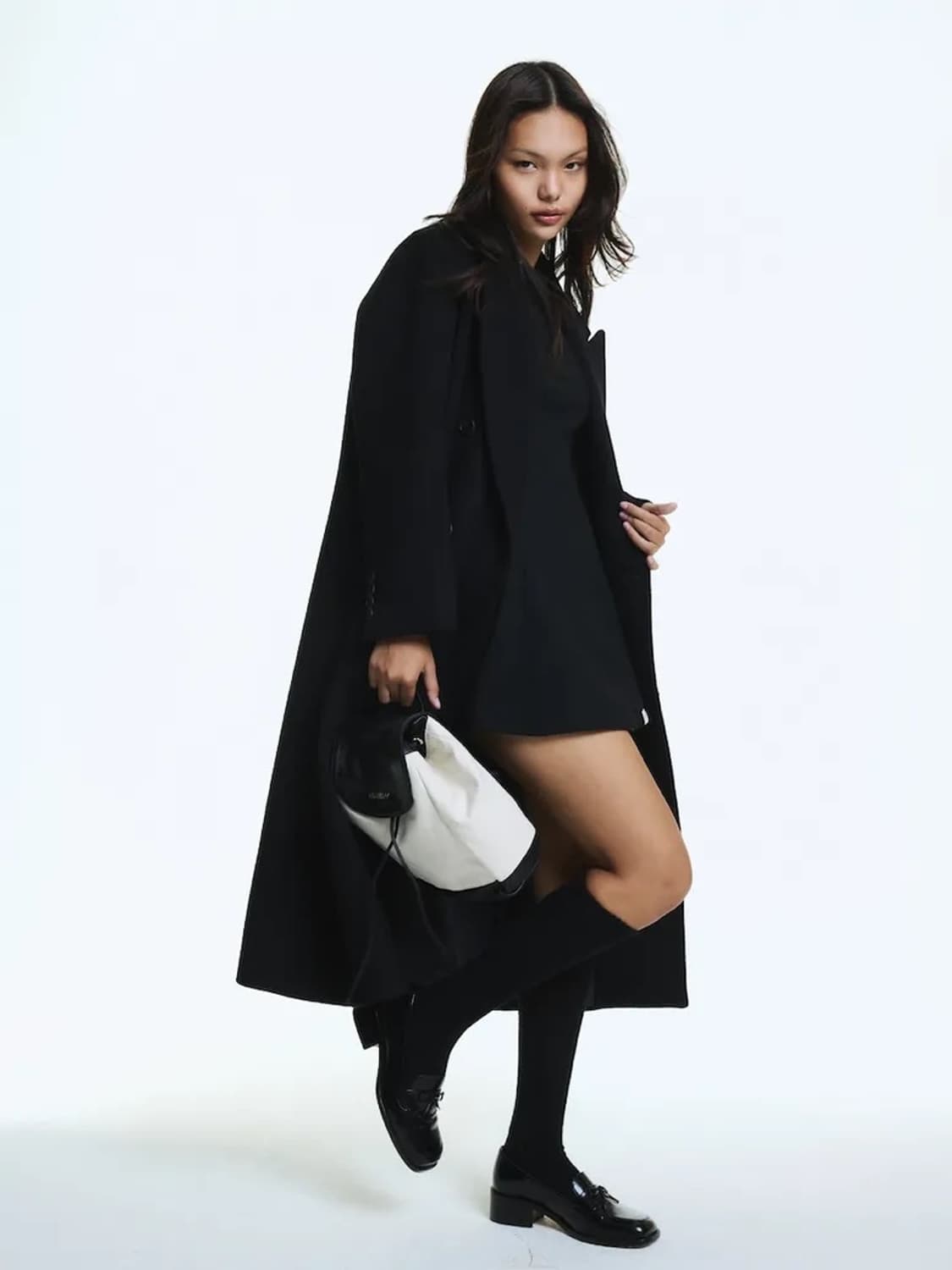 새상품 / 글로니 G WOOL COAT - LONG (BLACK) 상품이미지1