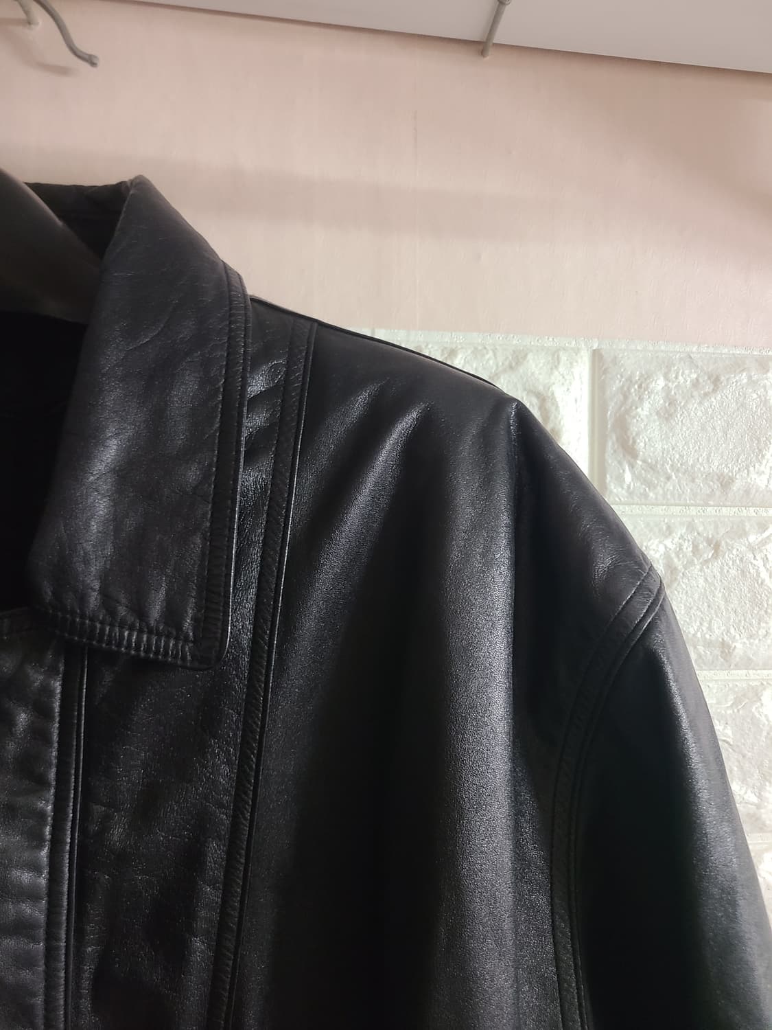 FOLKLAND 소가죽 자켓 블랙(95) 상품이미지3