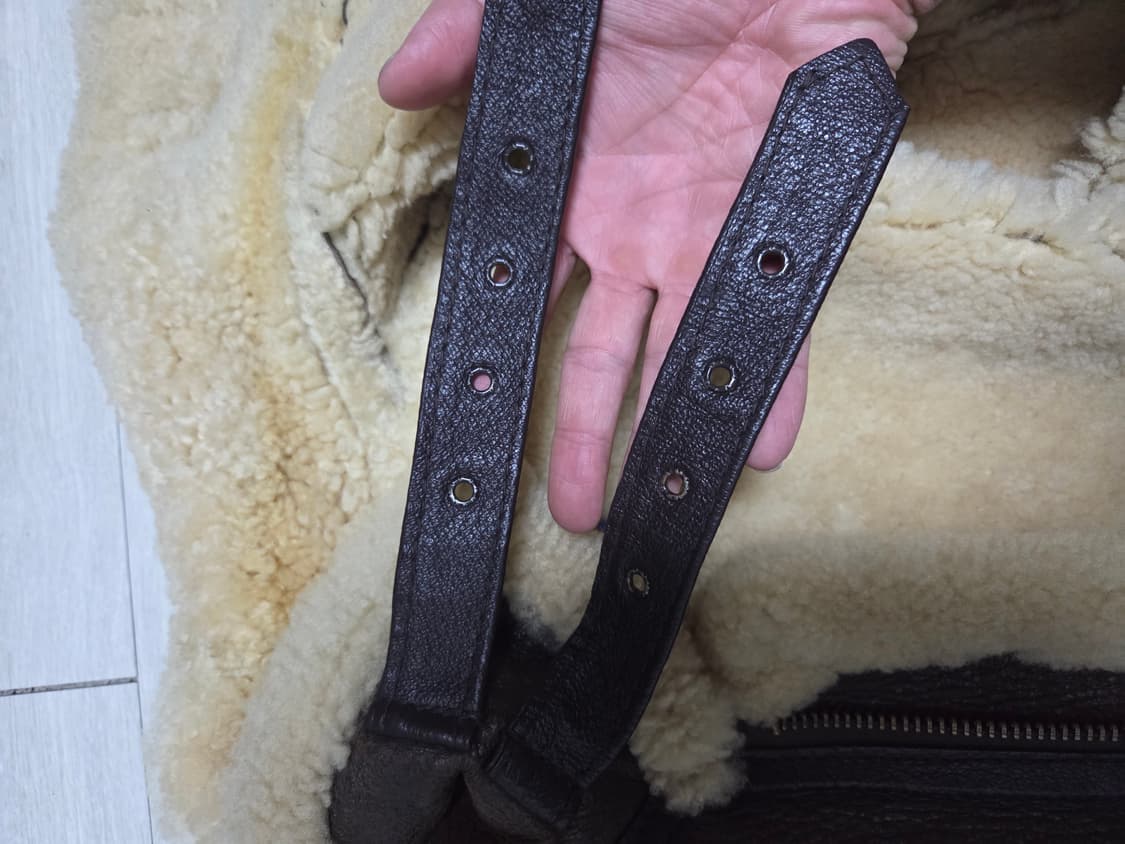 쇼트 b-3 빈티지 무스탕 상품이미지6