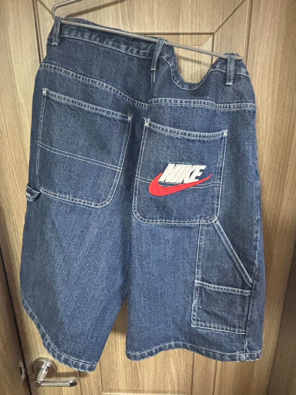 슈프림 나이키 24SS 데님 쇼츠 인디고 상품이미지1