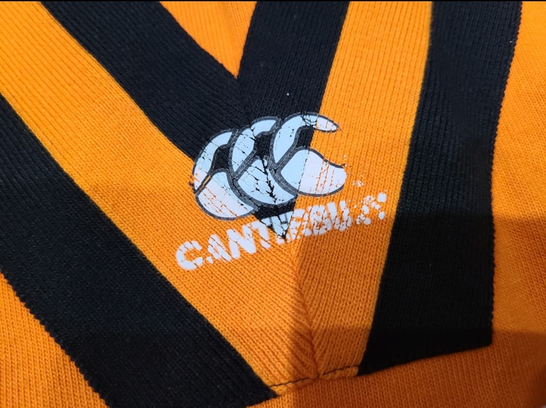 90년대 켄터베리 발메인 타이거즈 럭비 유니폼 상품이미지3