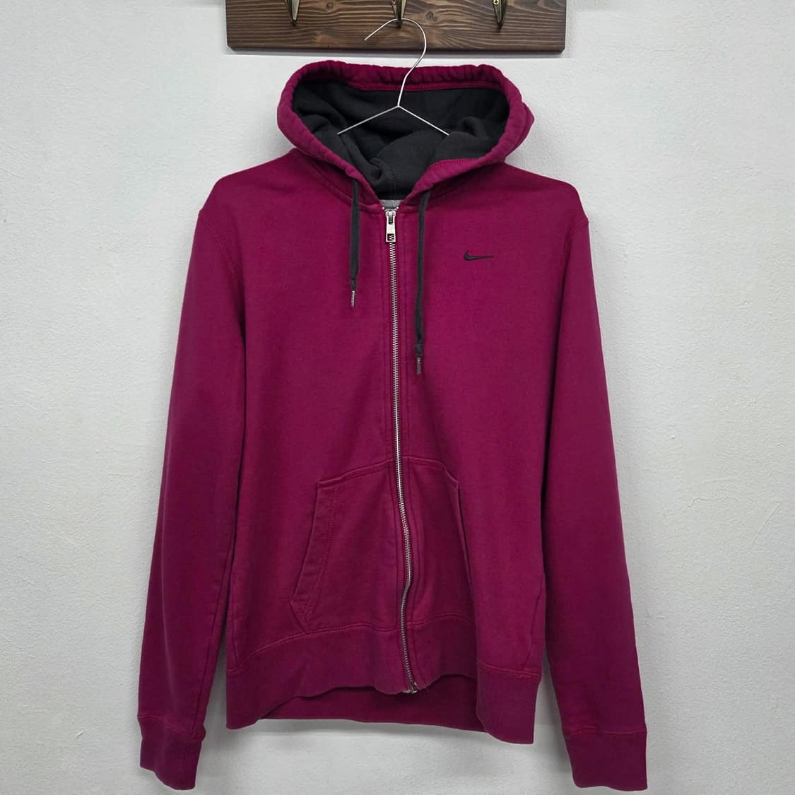 나이키 여리핏 솔로스우시 스웻 후드집업 희귀져지(XL) 상품이미지5