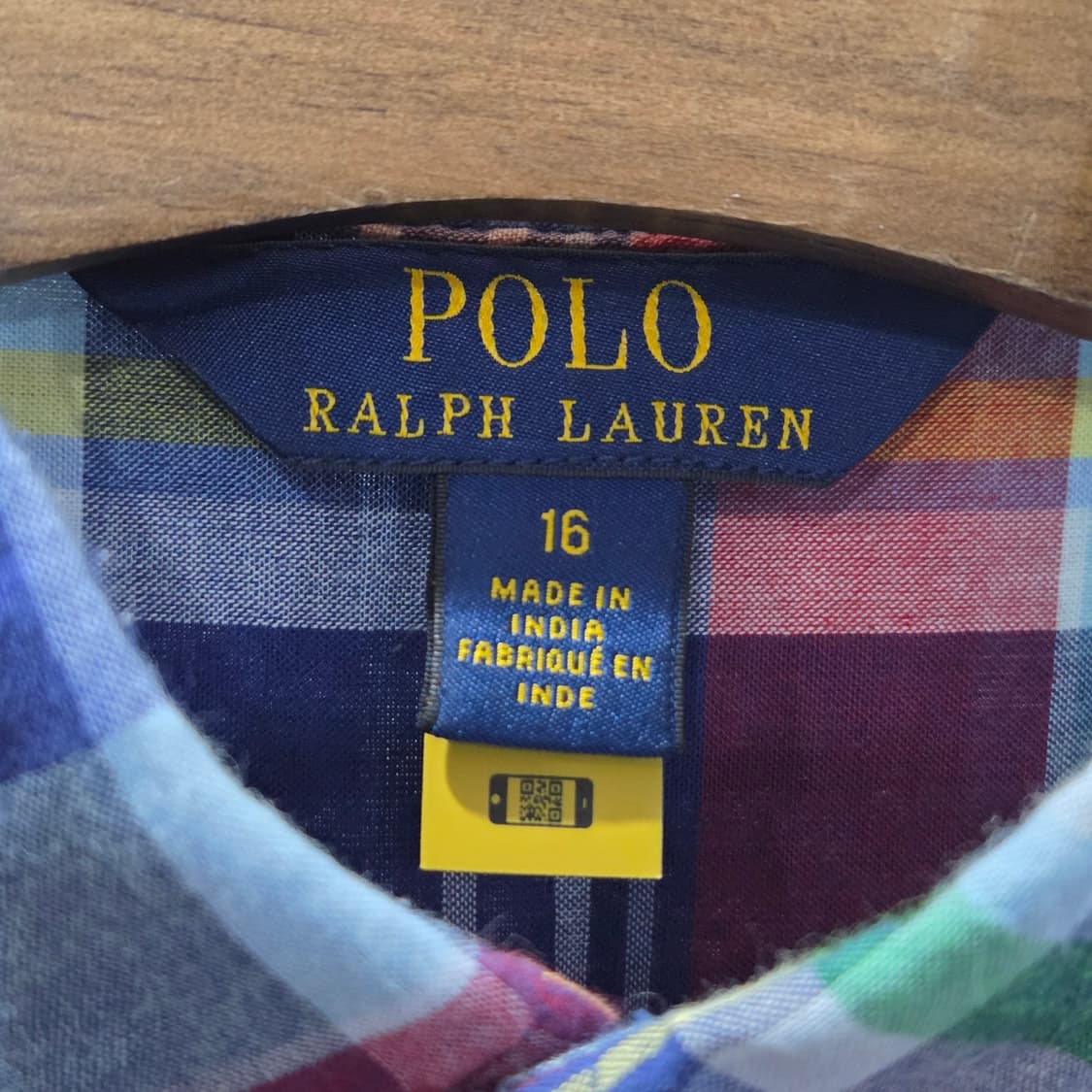 폴로랄프로렌 걸즈 슬리브리스 체크셔츠 원피스 16 상품이미지3