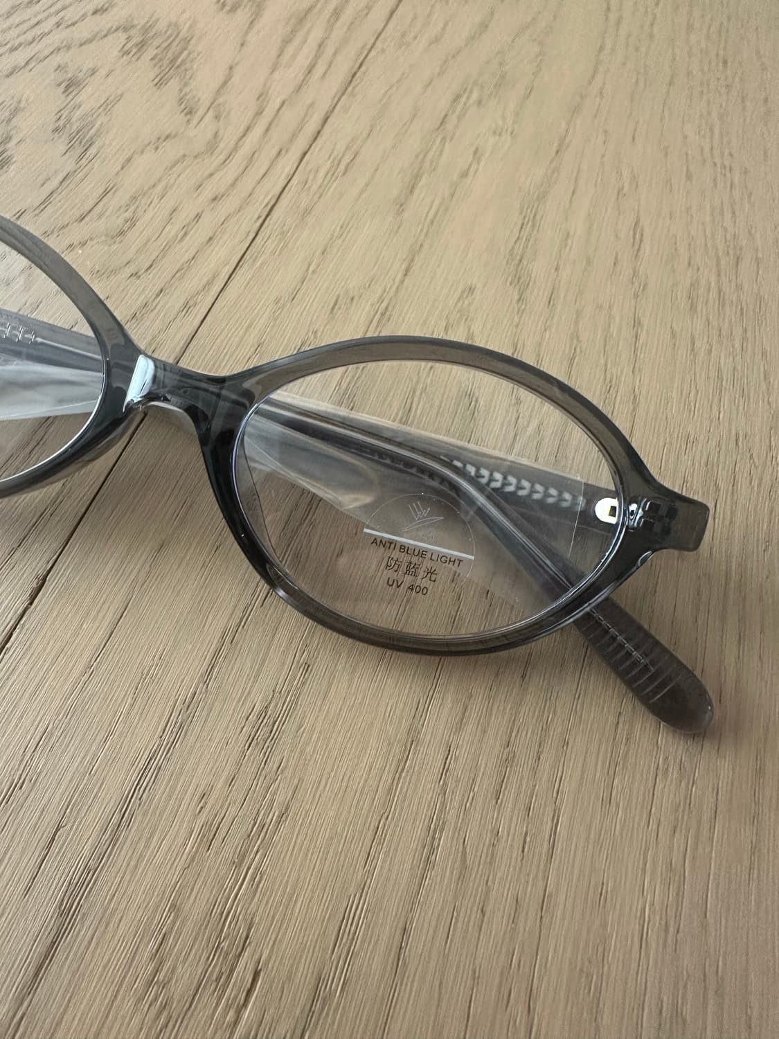 Y2K 그레이 라운드 안경 상품이미지1