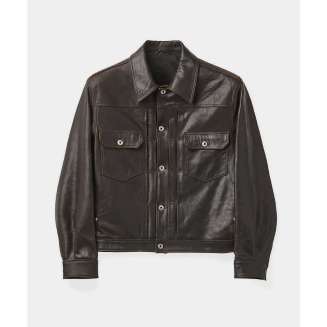 쿠어(coor) 램스킨 트러커 재킷 상품이미지1