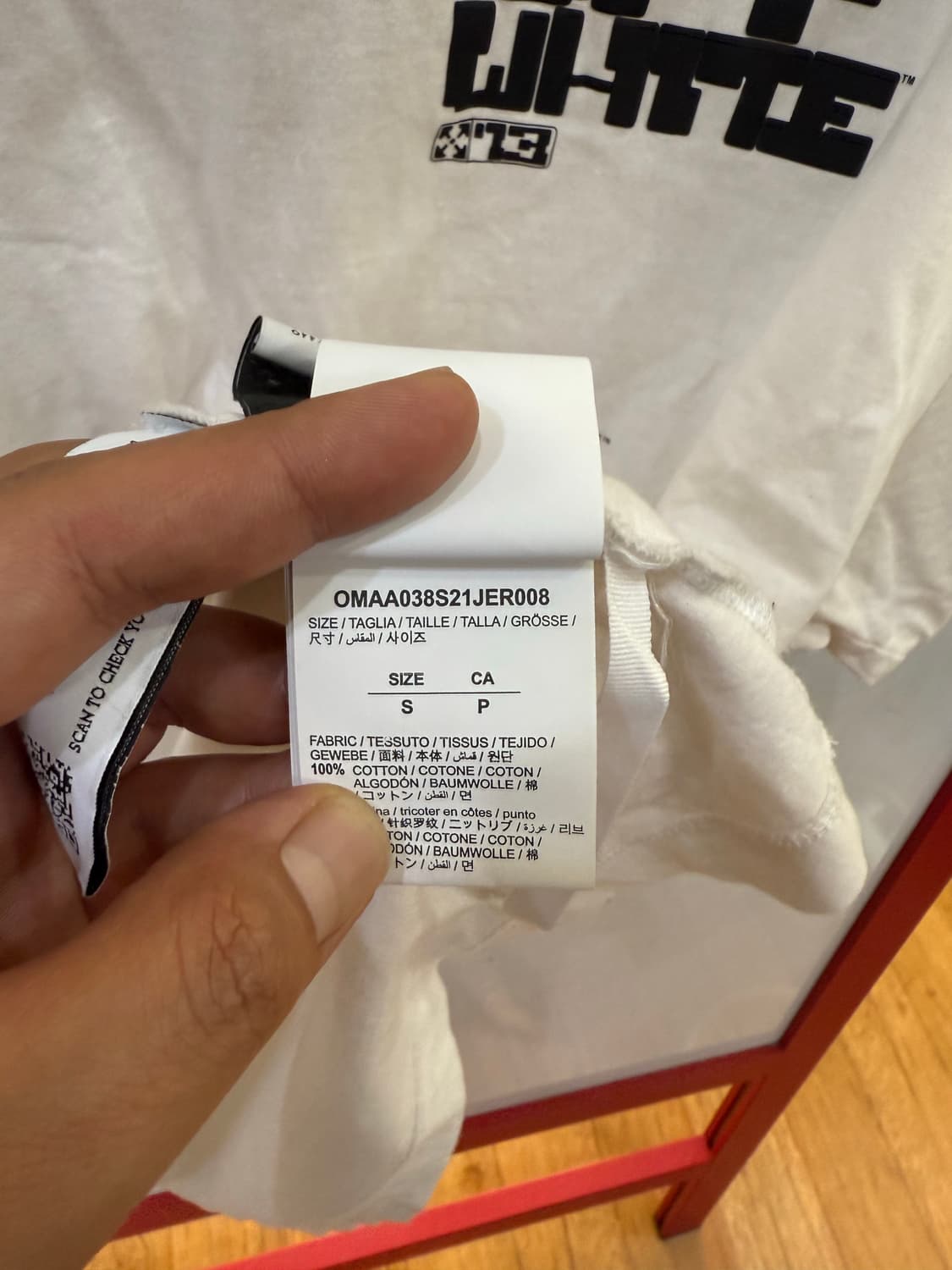 Off-White 테크 마커 티셔츠 S 상품이미지6