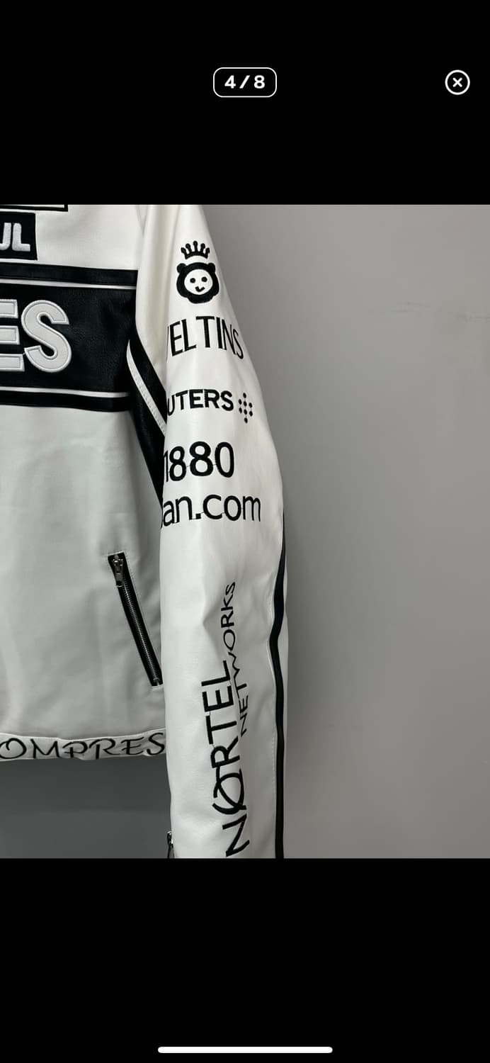 메르세데스 벤츠 바이크 가죽 자켓 A3113 상품이미지4