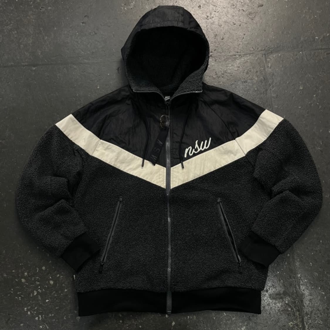 100 나이키 스포츠웨어 셰르파 윈드러너 후리스 자켓 상품이미지1