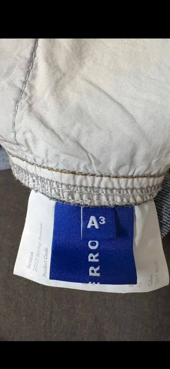 아더에러 22SS 커브드 데님 연청 A3 상품이미지3