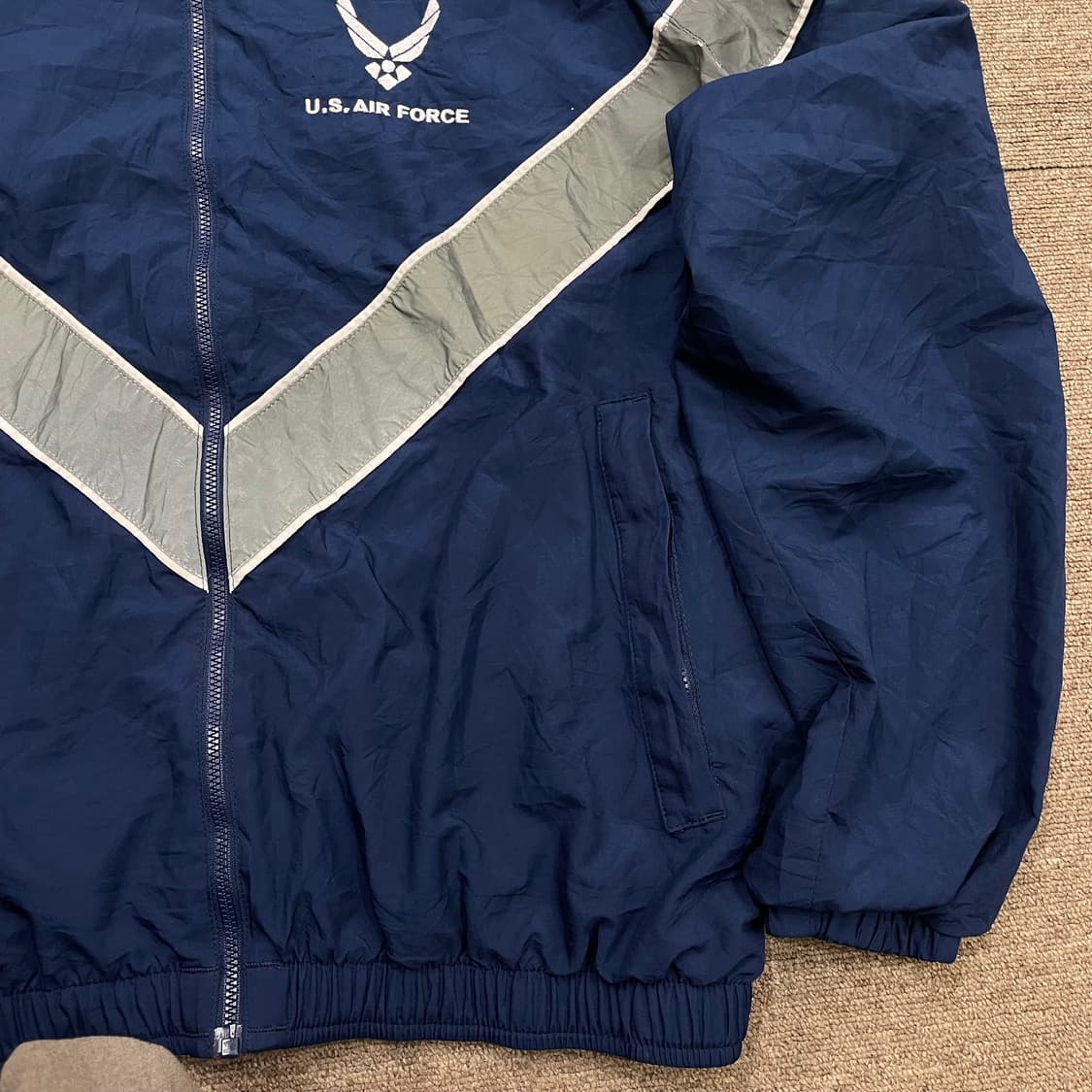 (M) 오리지널 US IPFU 미공군 바람막이 자켓 상품이미지4