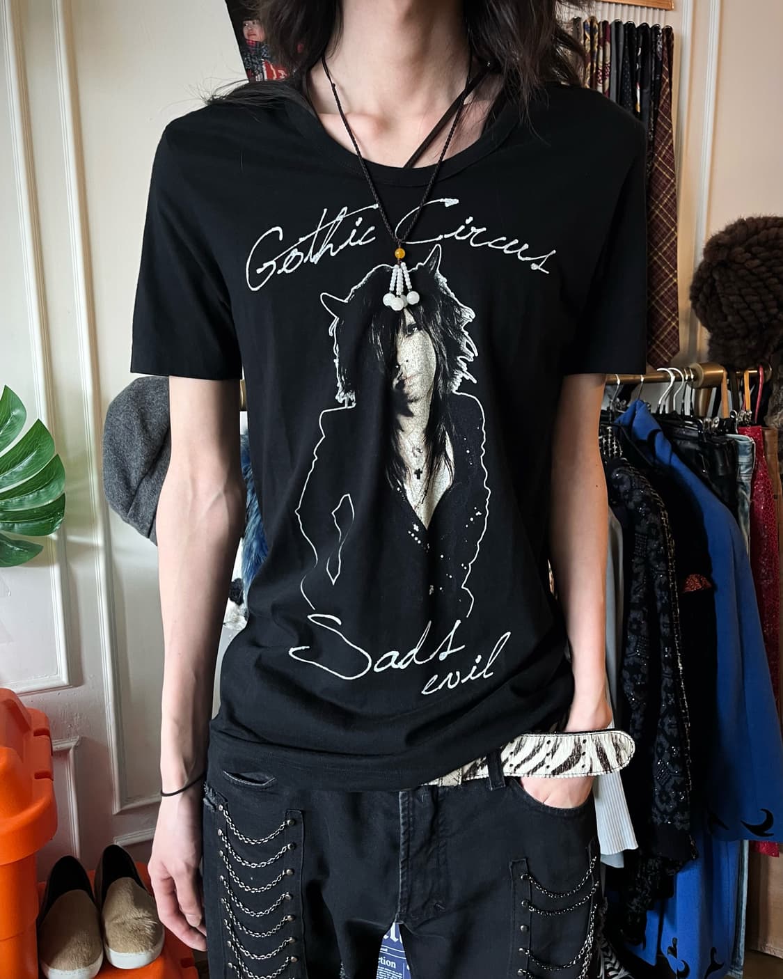 SADS "Kiyoharu“ Printed 1/2 Band T-Shirt 상품이미지2