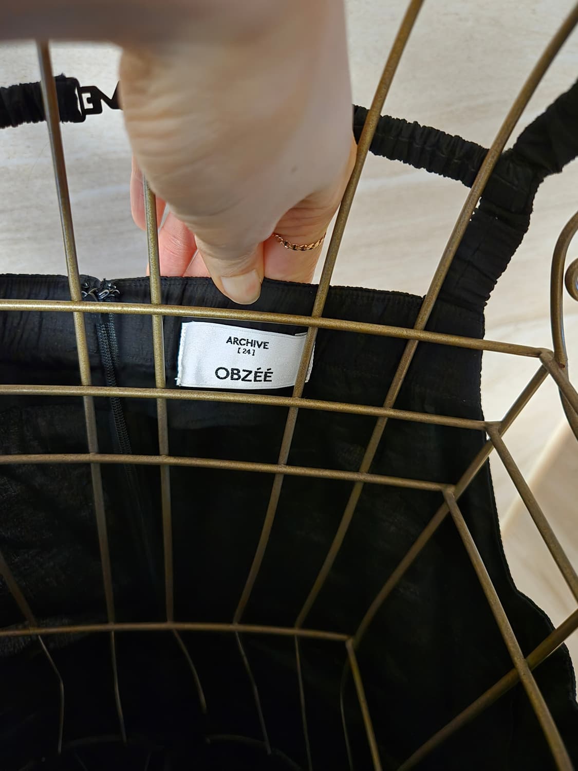 [66] OBZEE 오브제 랩 롱 원피스 2023 상품이미지8