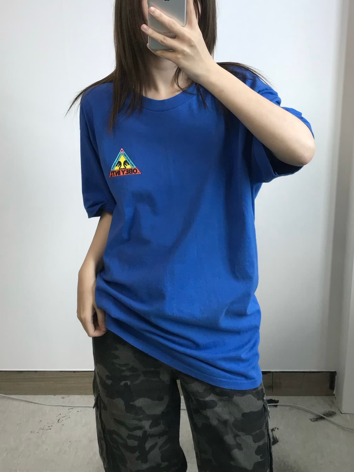 오베이 빅로고 반팔 티셔츠 상품이미지1