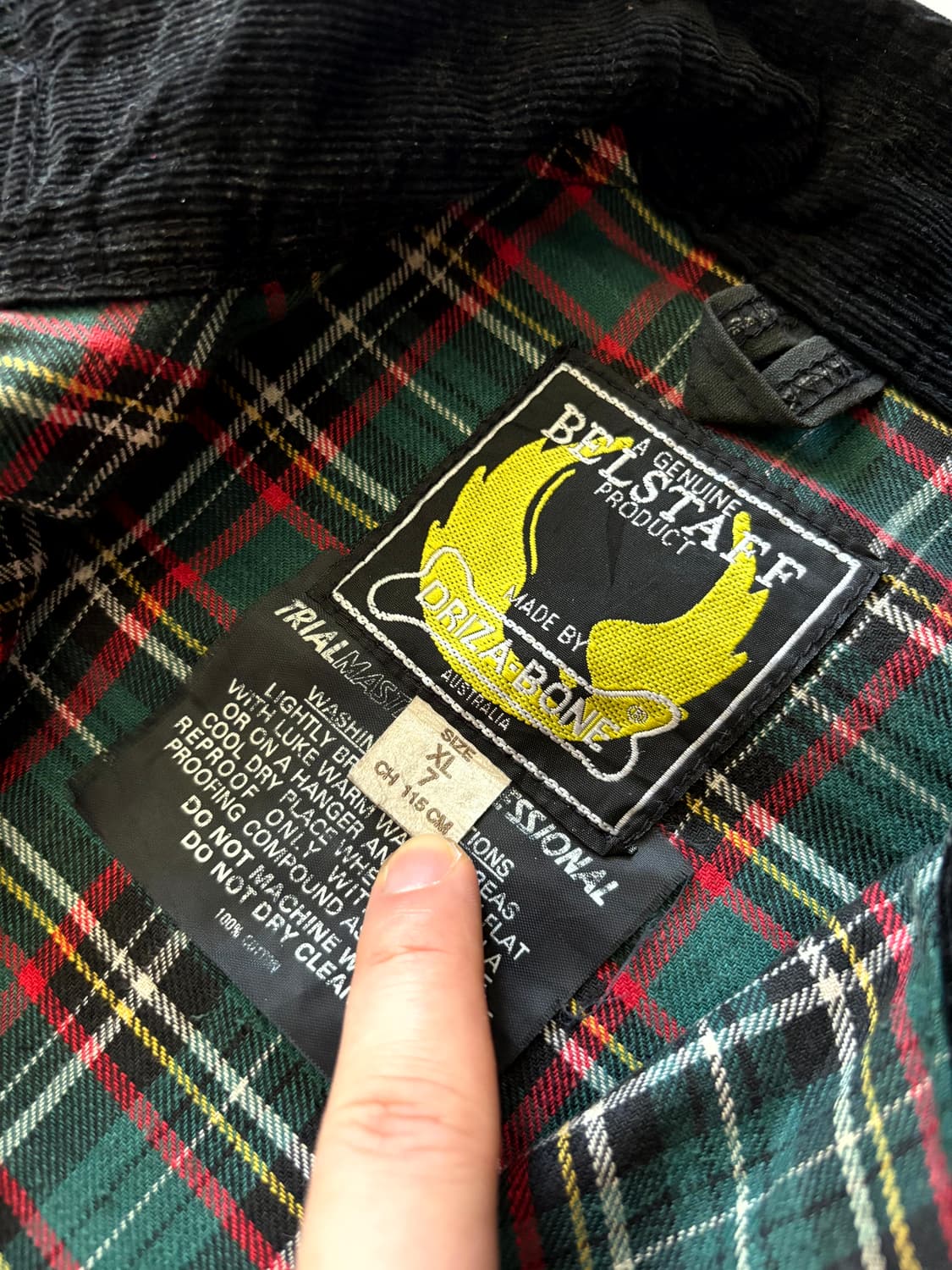 90's 벨스타프 Trialmaster 모터사이클 자켓 XL(105) 상품이미지7