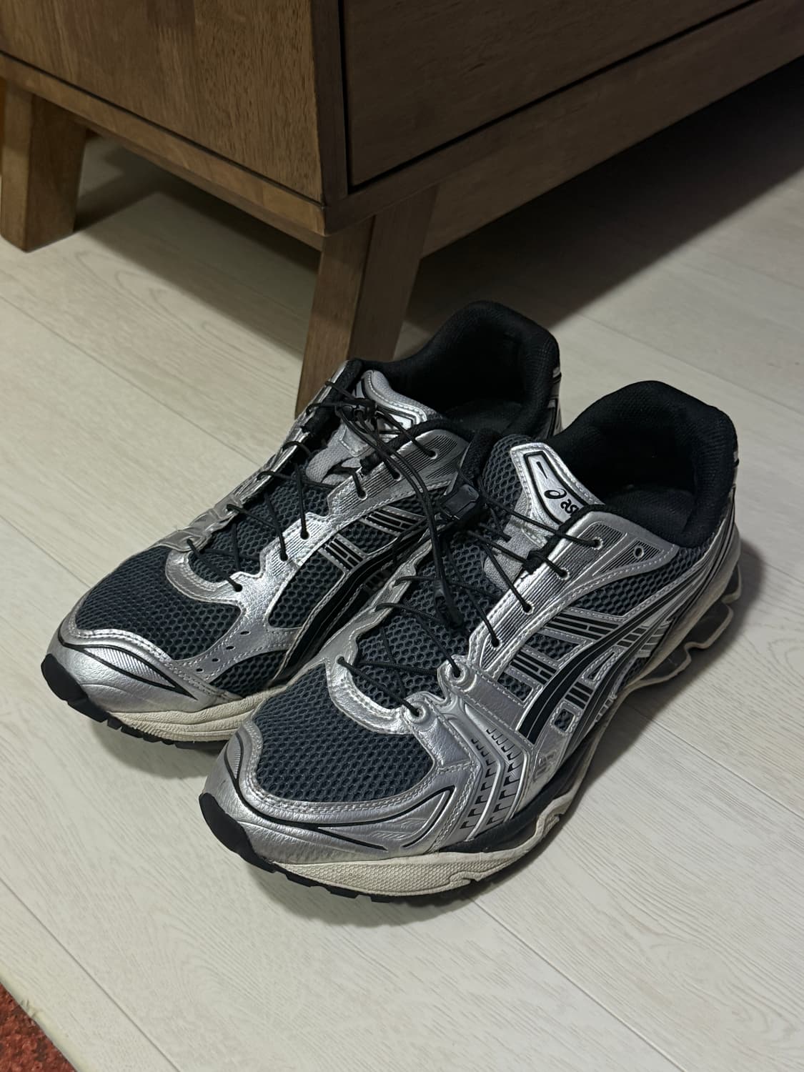 285) 아식스 언리미티드 젤 카야노 14 캐리어 그레이 블랙 상품이미지2