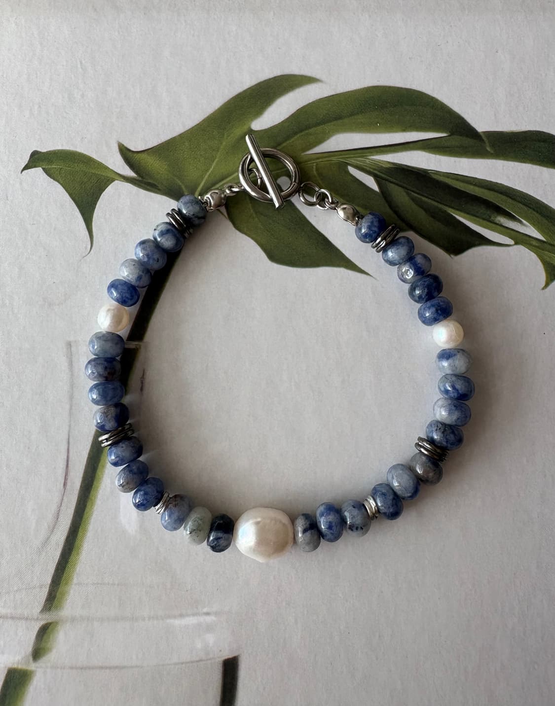 진주 원석 팔찌 상품이미지1