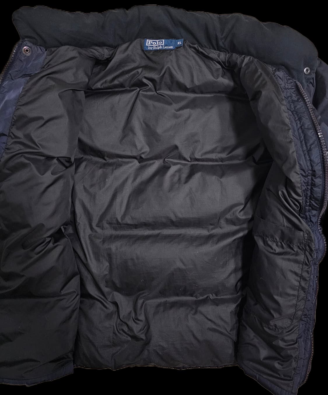 90s 폴로 랄프로렌 네이비 덕 다운 패딩 XL 상품이미지4