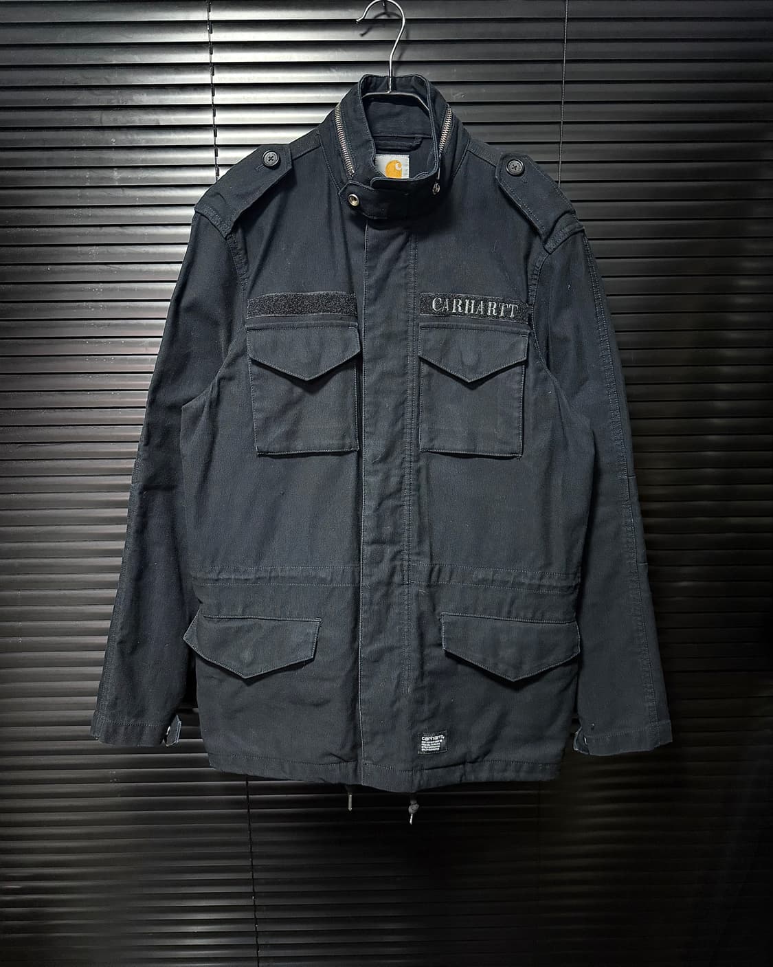 칼하트 멀티 포켓 필드 워크 자켓 네이비 남색 M 95 m65 집업 야상 상품이미지2