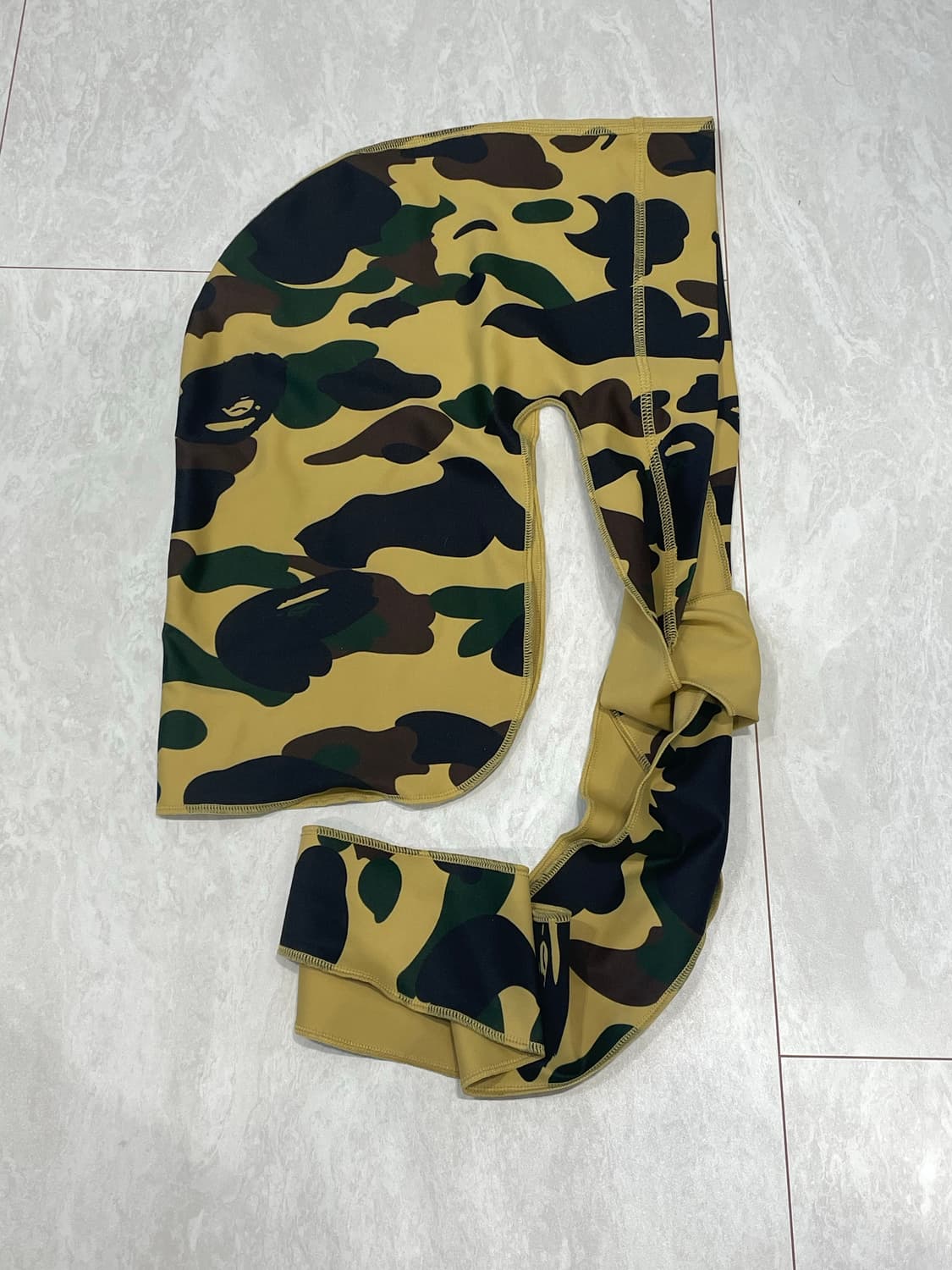 베이프(A BATHING APE) 1ST 카모 황계 듀랙 (Durag) 상품이미지2