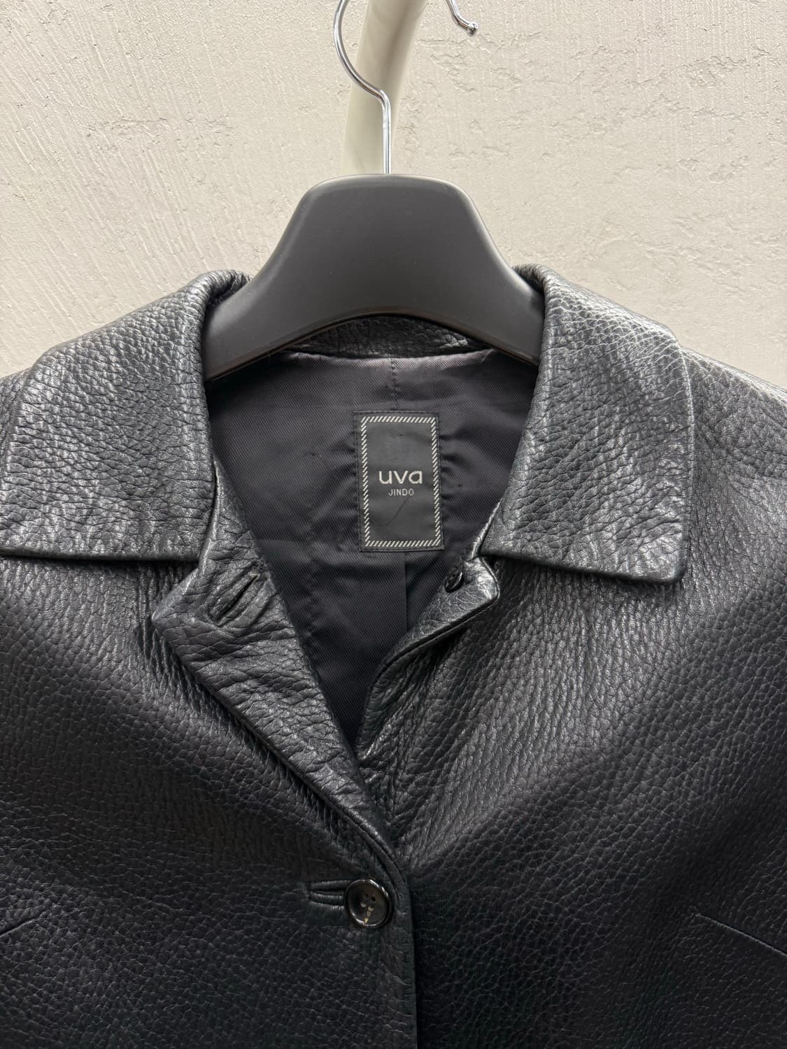 진도 고급 양가죽 반코트 66사이즈 상품이미지2