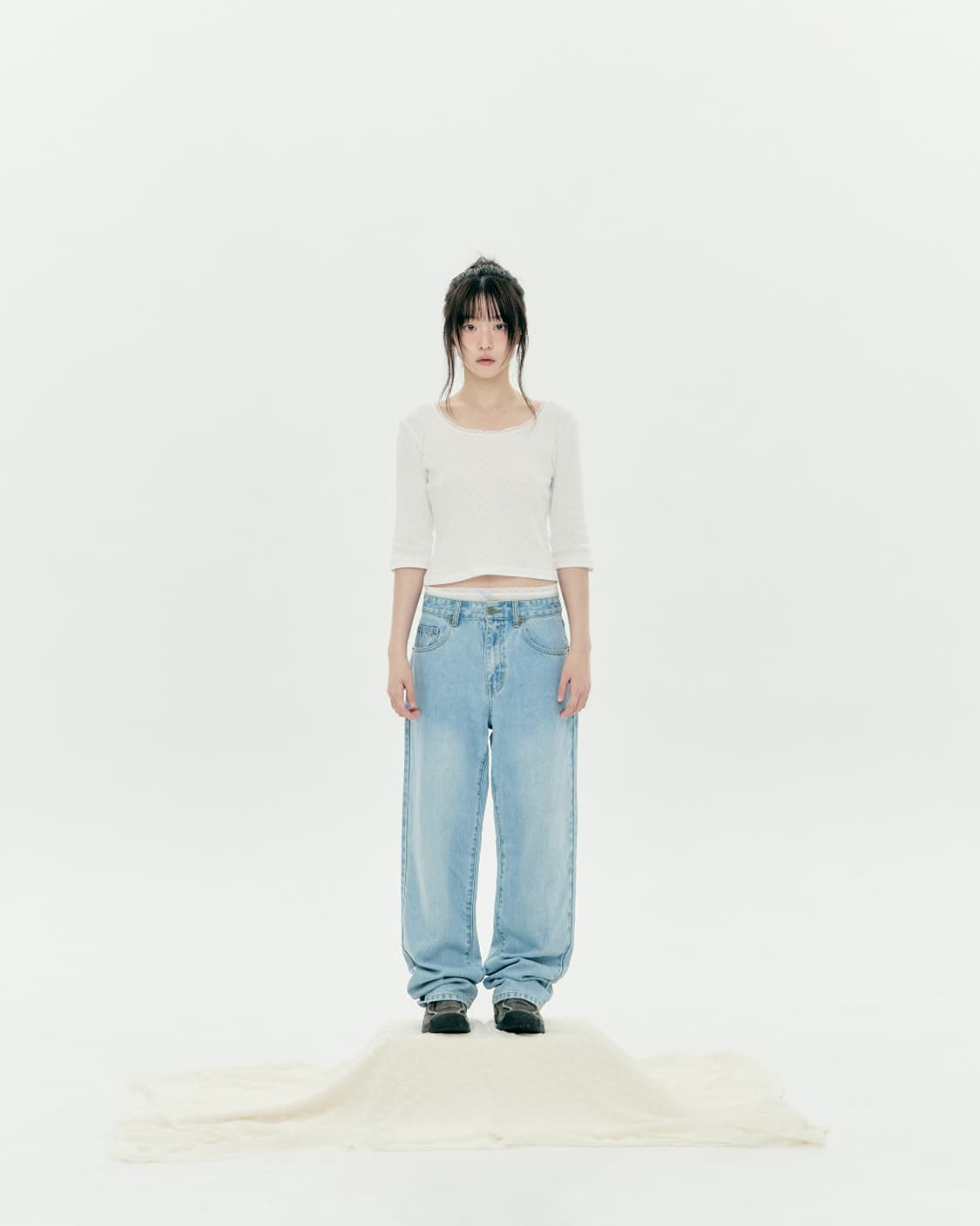 ponnies 미드라이즈 진(M) 상품이미지2