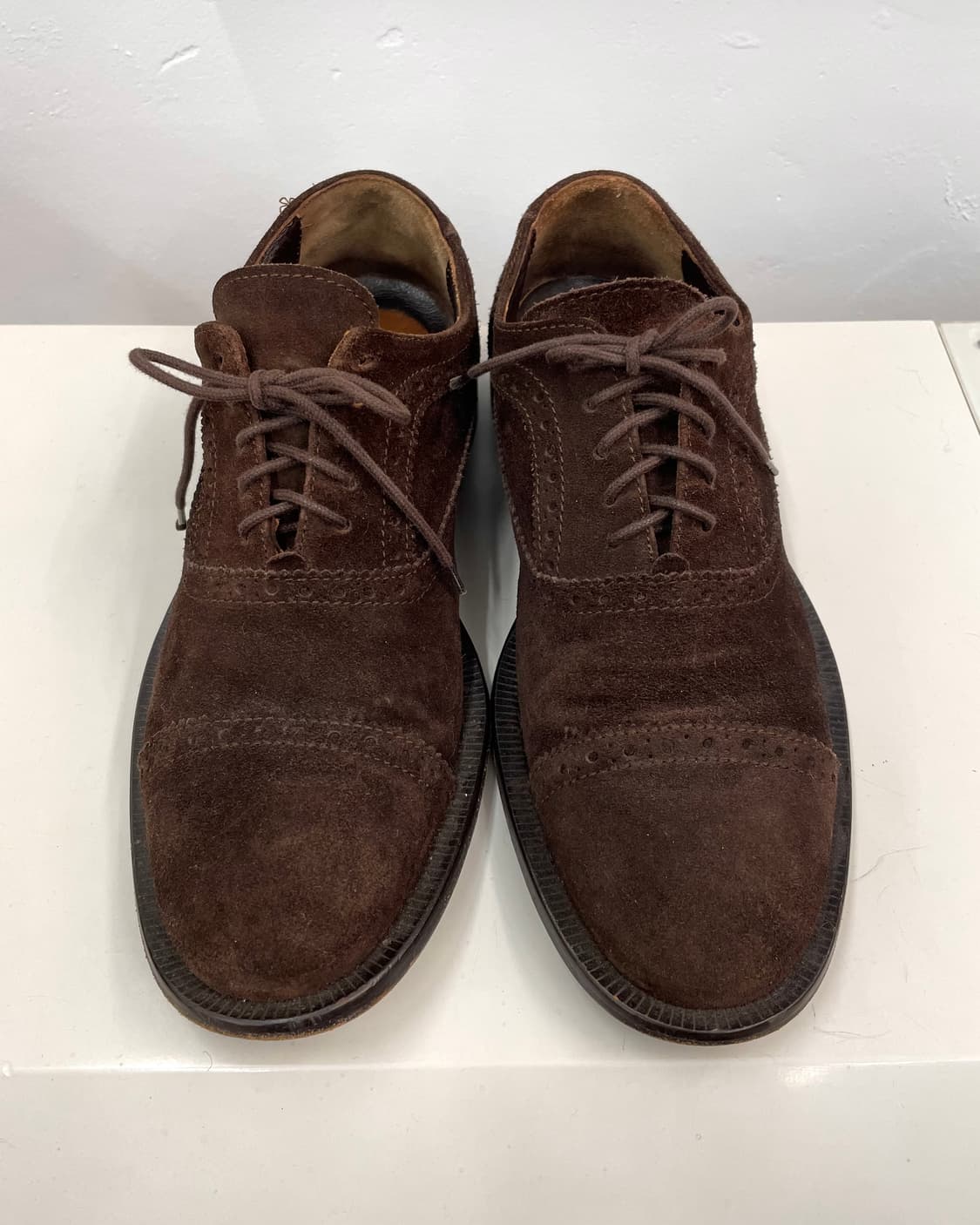 [250] 지안프랑코페레 브라운 스웨이드 구두 상품이미지2