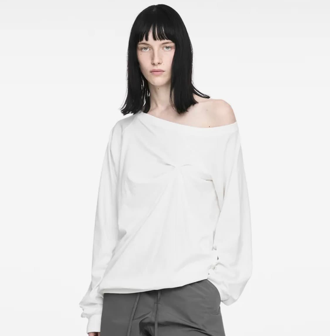 나체 핀치드 롱 슬리브 아이보리 상품이미지4