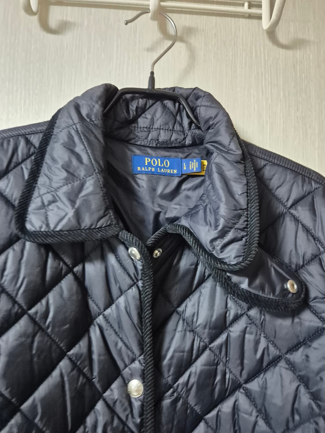 (23년) 폴로 랄프로렌 퀄트 패딩 누빔 코트 패딩코트 라지 큐알신형 상품이미지4