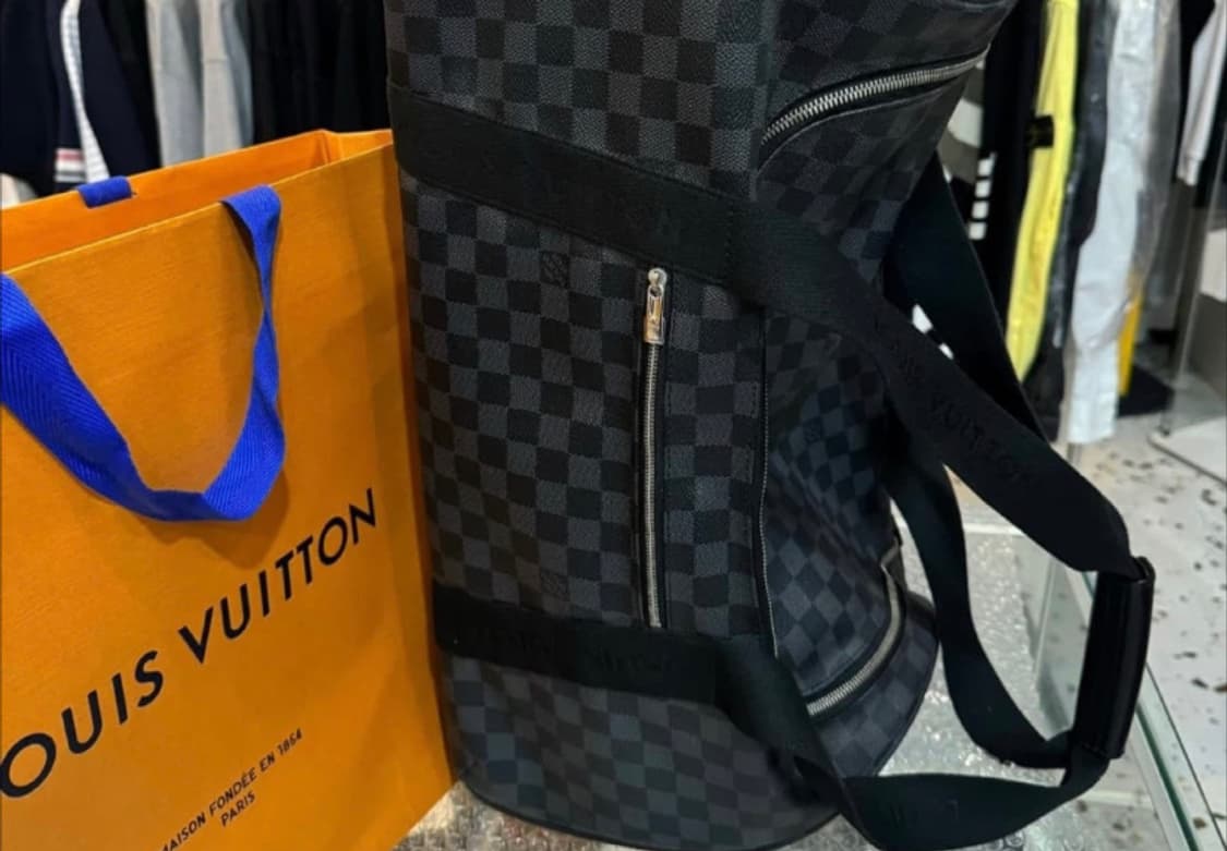 루이비통 그라피트 밴드리에르 코팅 캔버스 레더 키폴 상품이미지2