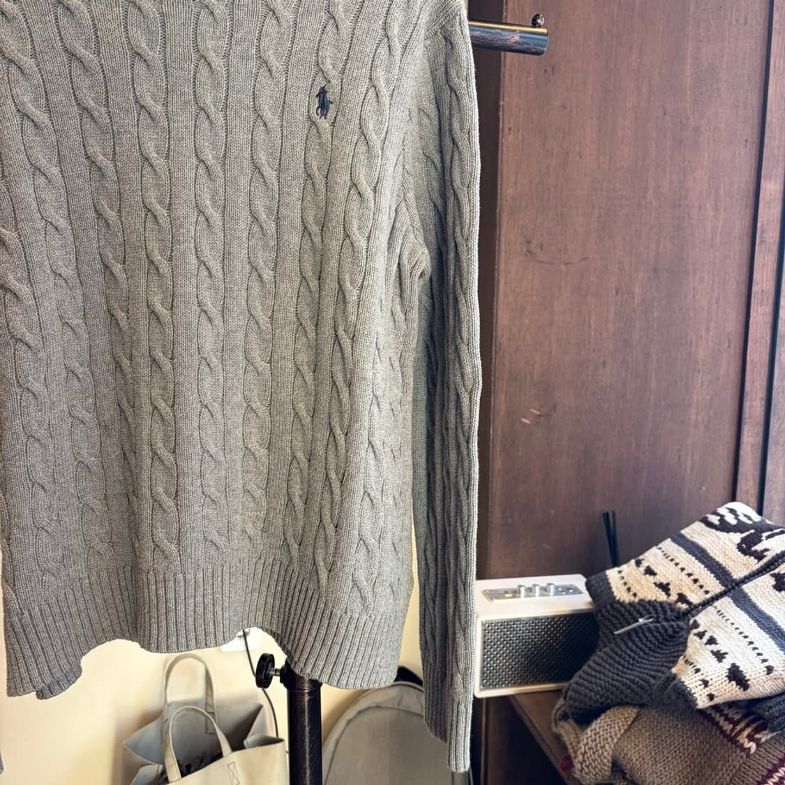 15585 - 폴로 랄프로렌 그레이 케이블 니트 상품이미지4
