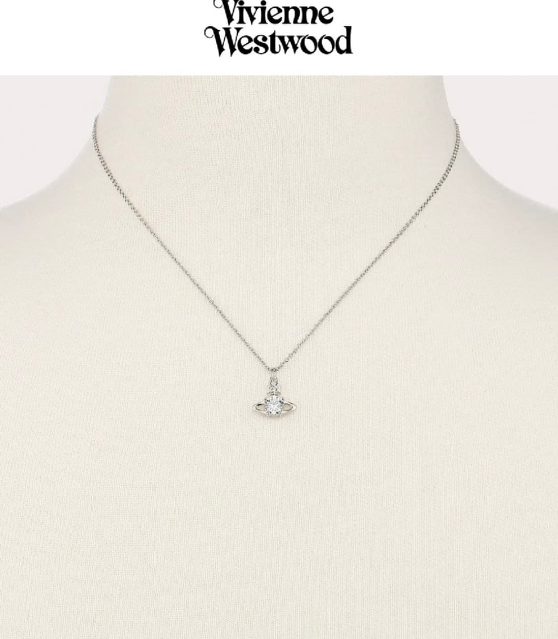 비비안웨스트우드 레이나 실버 목걸이 상품이미지2
