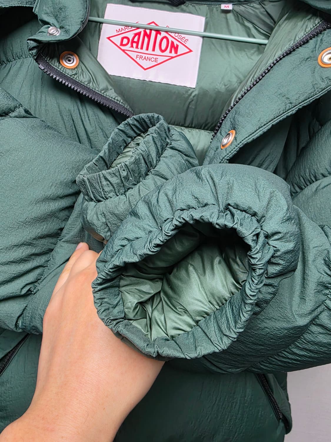 DANTON 그린 패딩 M 상품이미지5